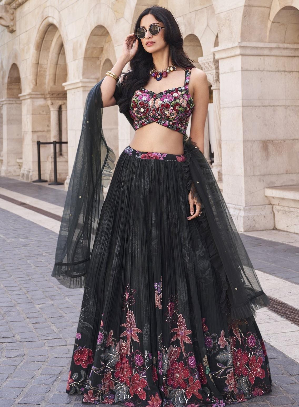 Skirt With Blouse And Dupatta