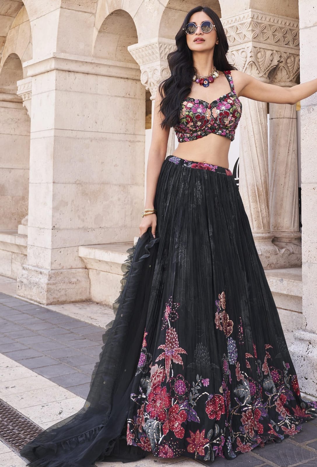 Skirt With Blouse And Dupatta