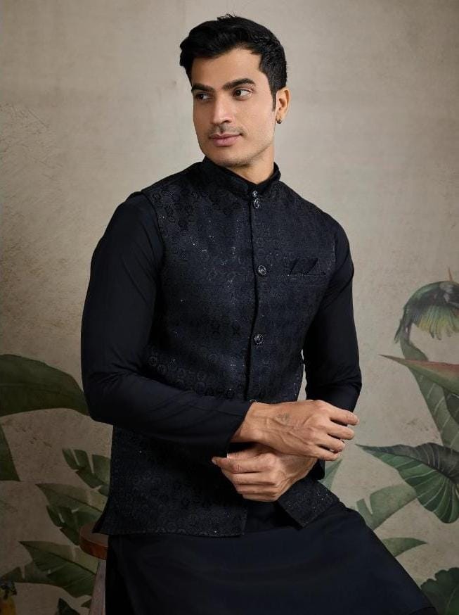 Men's Kurta With Pant And Koti