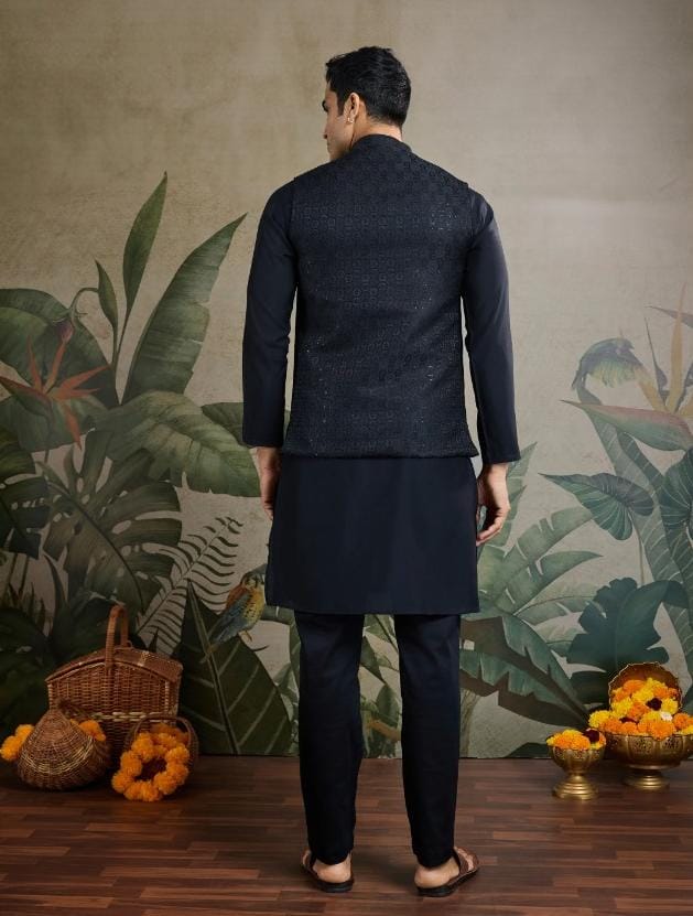 Men's Kurta With Pant And Koti