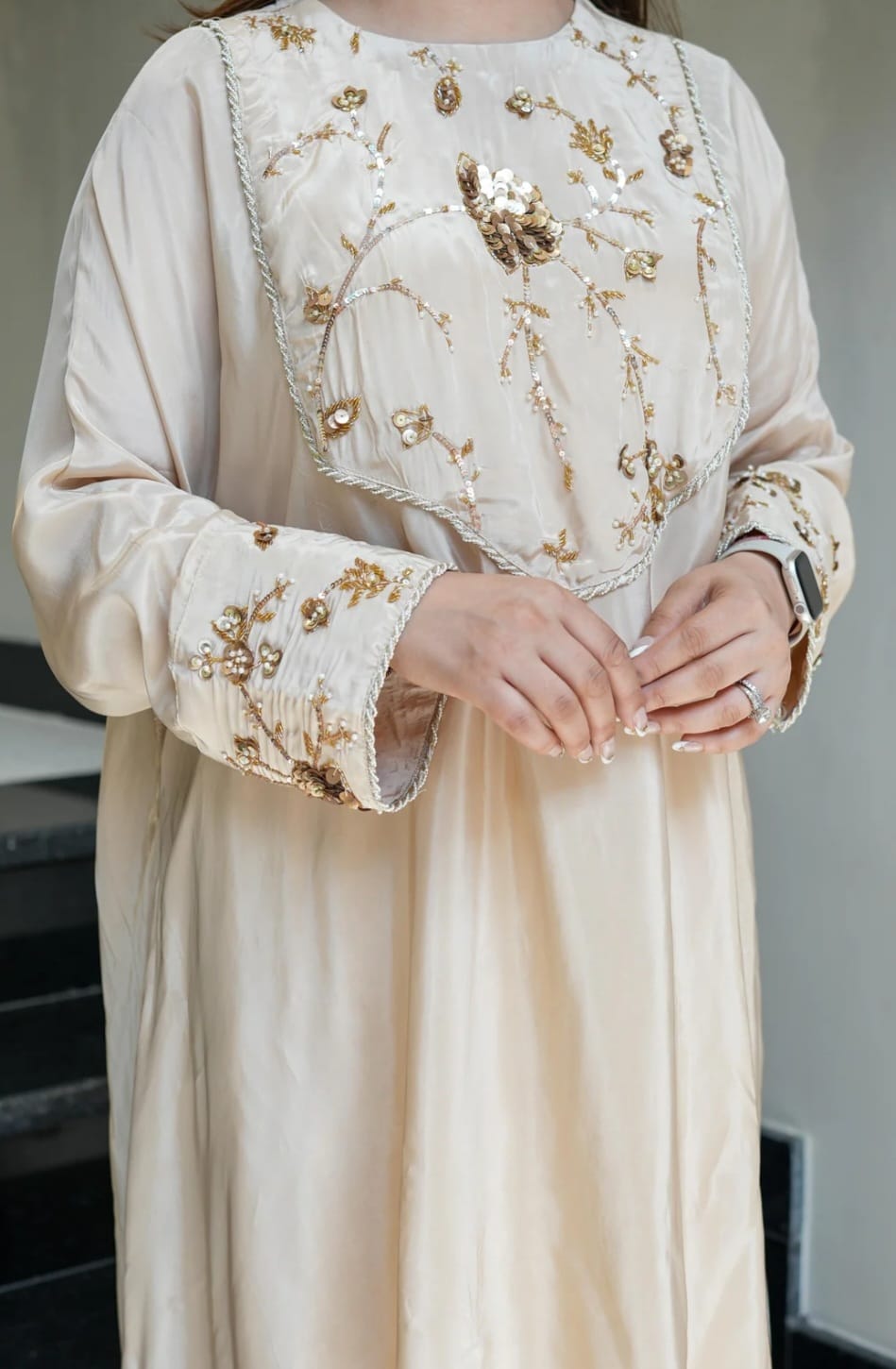 High Low Handwork Kurta Set