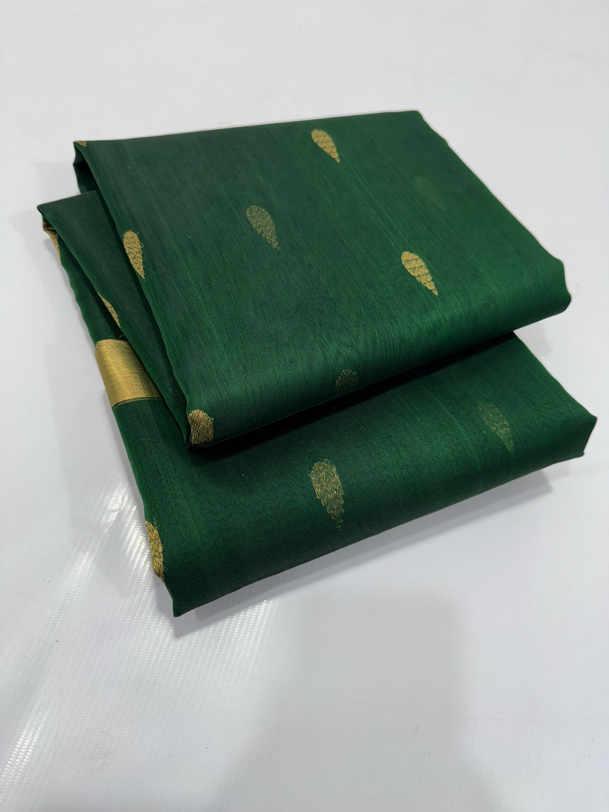 Pure Chanderi Katan Organza Silk Saree