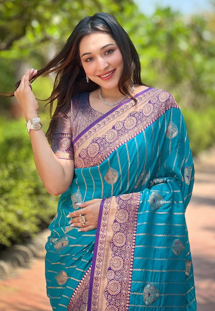 Soft Silk Zari Weaving Saree