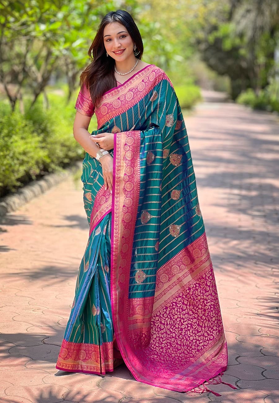 Soft Silk Zari Weaving Saree