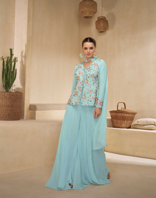 Elegant Embroidery Work Dresses in UAE - Resham Ethnic