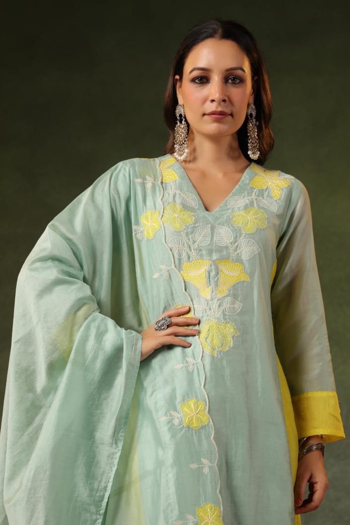 Buy Chanderi Suits For Women Online