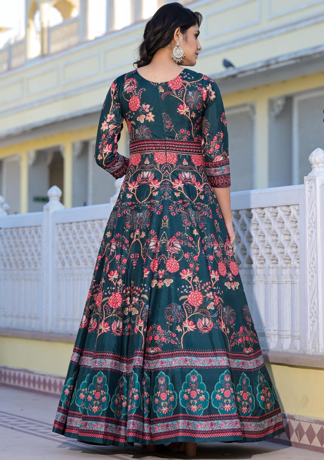 Exclusive Gown with Dupatta Collection in UAE – Resham Ethnic