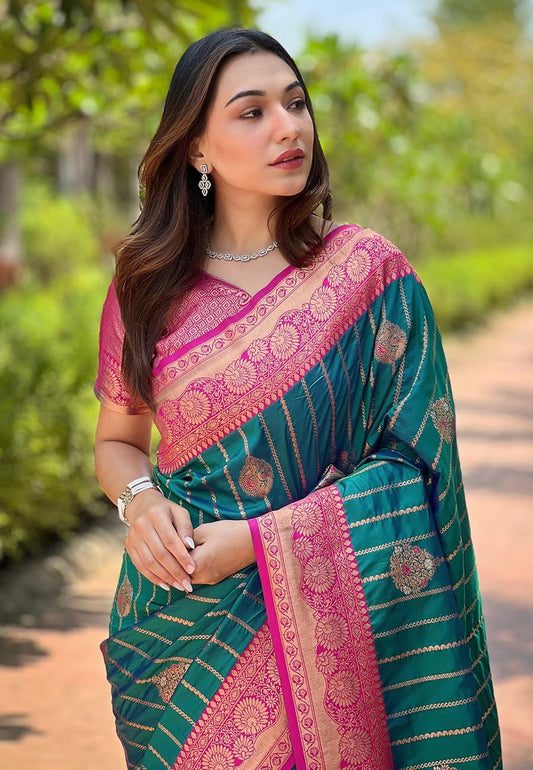 Soft Silk Zari Weaving Saree