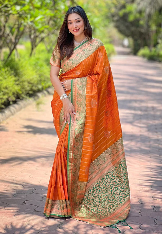 Soft Silk Zari Weaving Saree